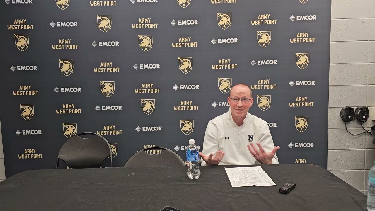 Navy Coach Jon Perry on 81-63 Star Game Win at Army 2-21-26