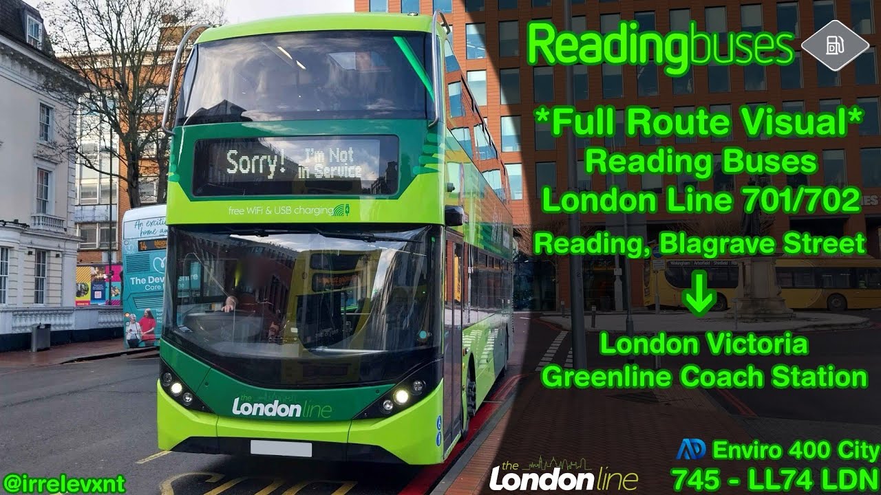 Full Route Visual ~ London Line 701/702 (Reading to London)