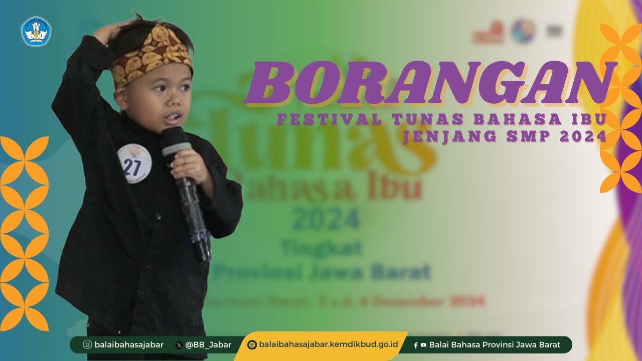 Pemenang 1 Borangan Kategori Putra Jenjang SMP, FTBI  Jawa Barat 2024