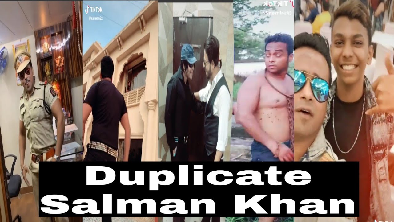 🔥Duplicate Salman Khan🔥 (Tik Tok)the most viral video ..(Aftab Ansari)