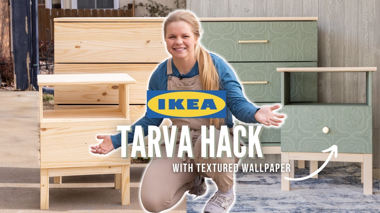 Лайфхак для IKEA своими руками | Преображение комода Tarva + Как использовать текстурированные об...