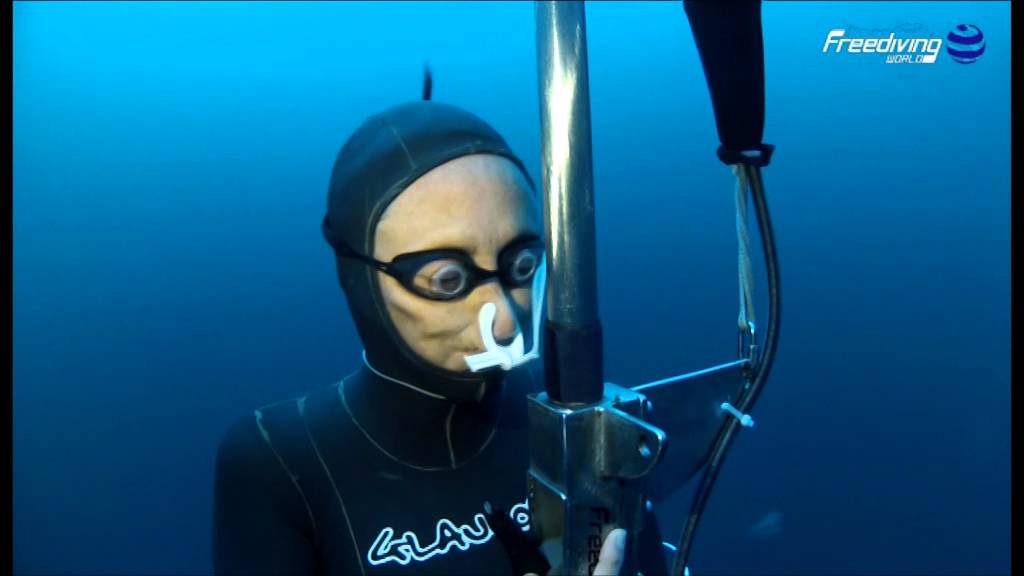 Mariafelicia Carraturo, Record Italiano AIDA di Apnea in Assetto Variabile No Limits -110 mt.