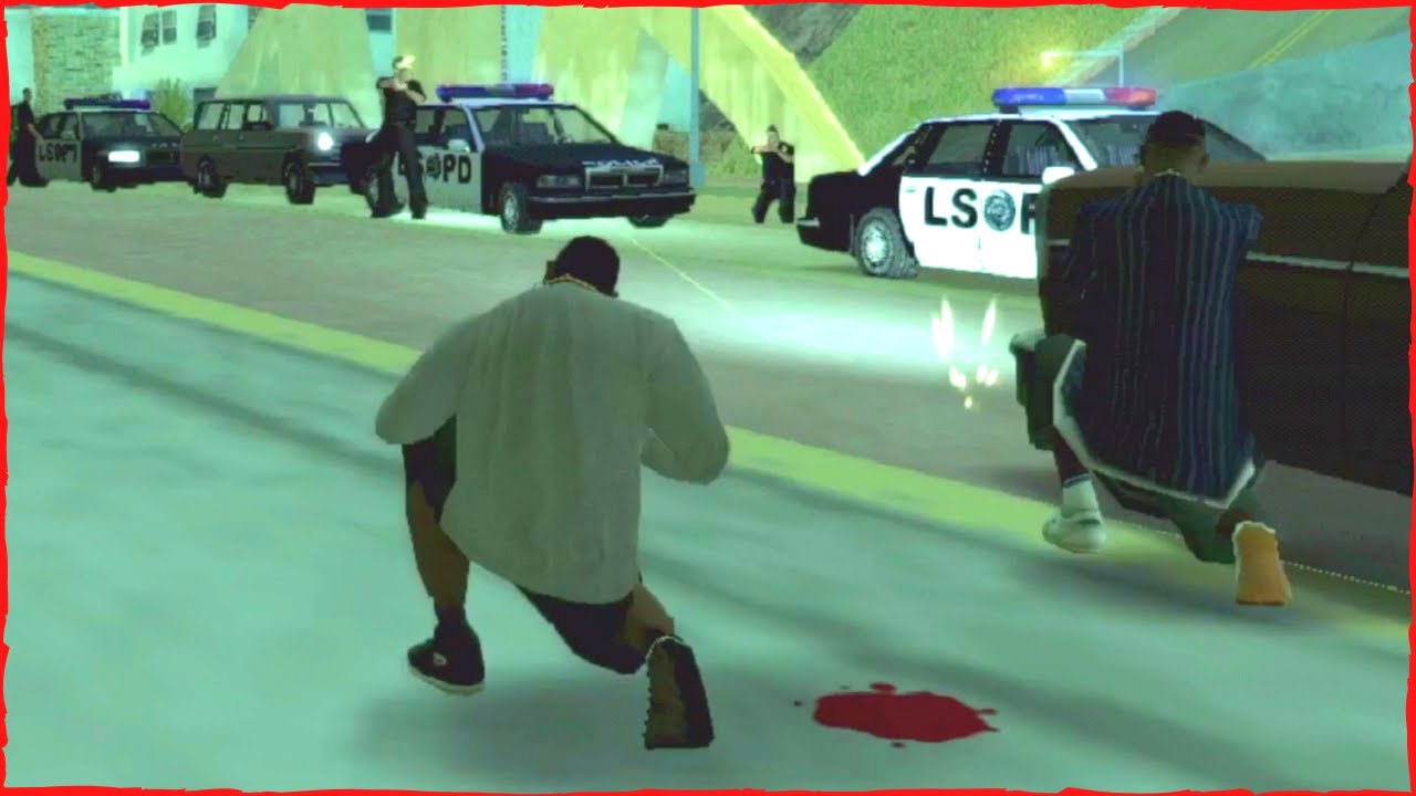 Npc vs Police - GTA San Andreas