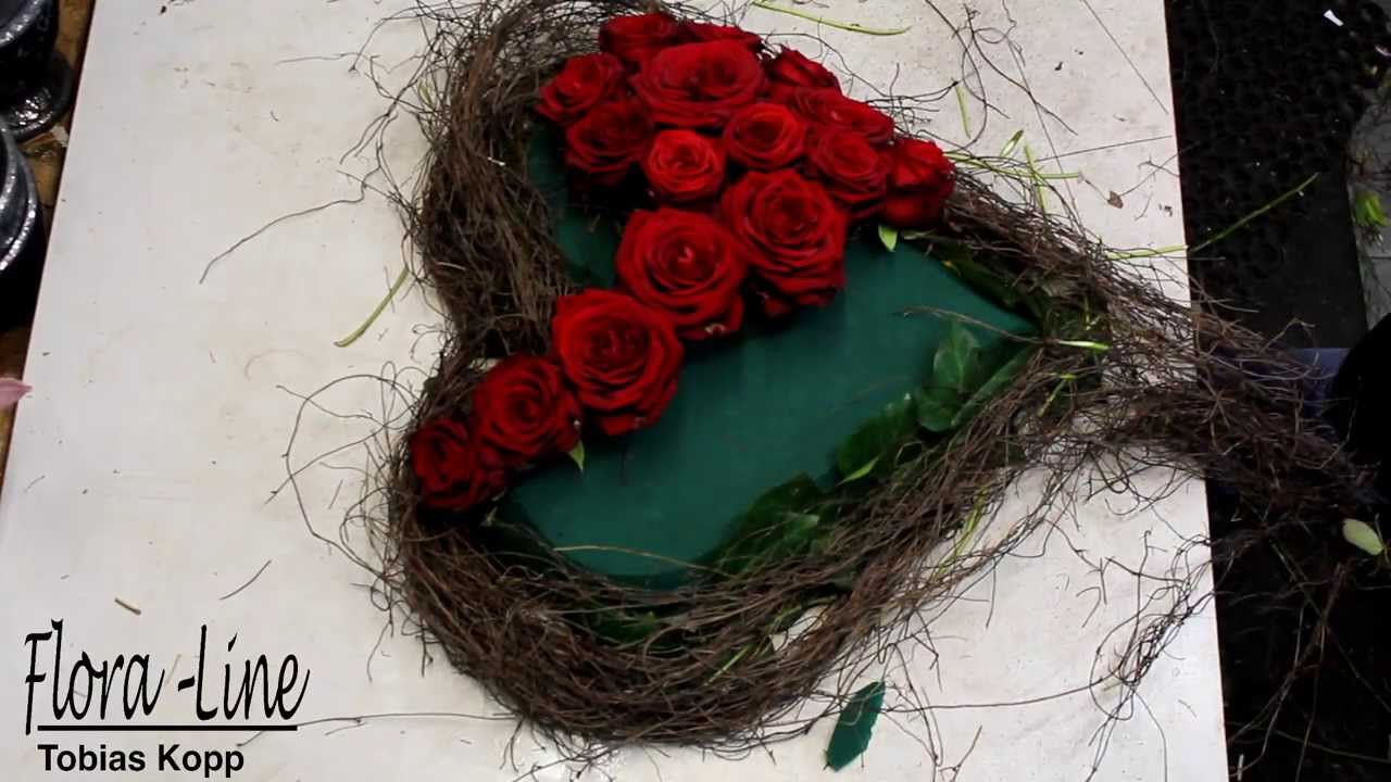 Making of: wenn ein Rosenherz entsteht