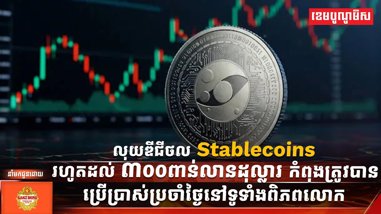 លុយឌីជីថល Stablecoins រហូតដល់៣០០ពាន់លានដុល្លារកំពុងត្រូវបានប្រើប្រាស់ប្រចាំថ្ងៃនៅទូទាំងពិភពលោក