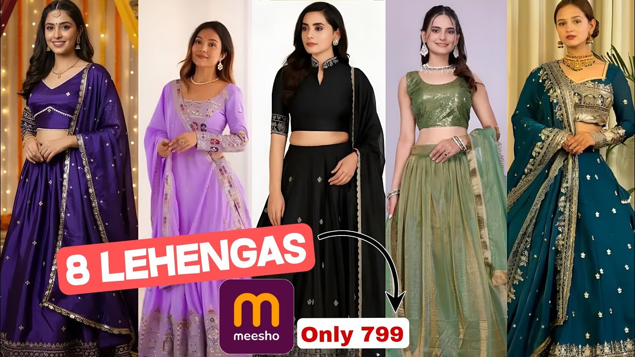 Meesho Huge Lehenga Haul Meesho Wedding Lehenga Haul🥰