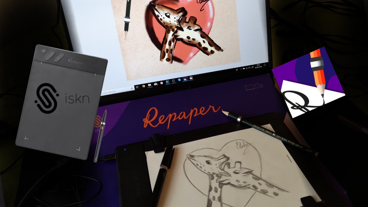 Repaper (ISKN), Une tablette qui numérise/digitalise vos dessins  ??