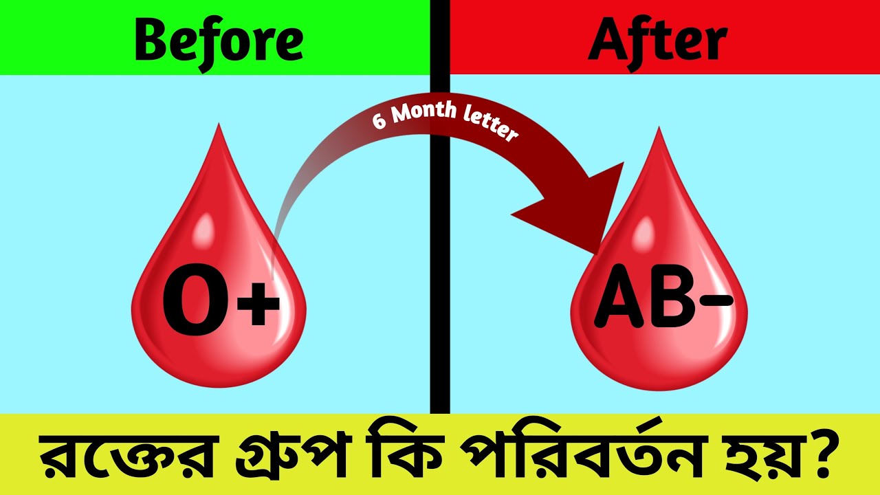 এটা কি সত্য নাকি মিথ্যা ! | does blood group change | random facts