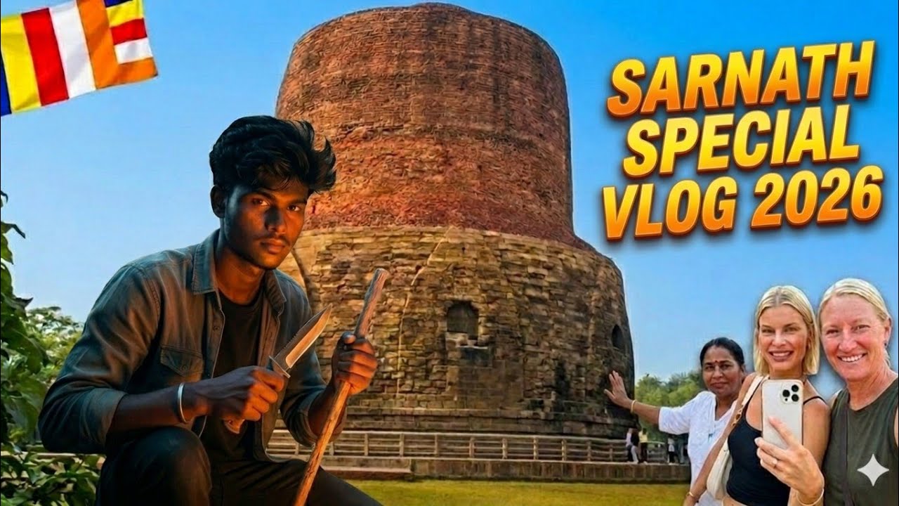 👉 Sarnath Vlog 2026 🛕 Buddha Temple Ka Pehla | vlog | 