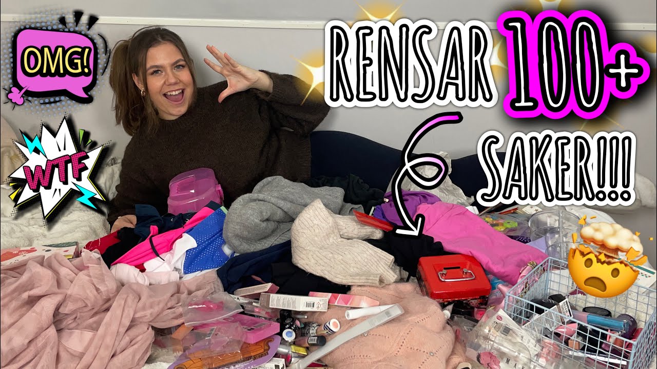RENSAR UT 100+ SAKER!