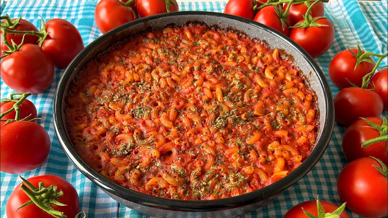 Recept: Zapečeni makaroni u paradajz sosu | Posno | Vegan 🌱 