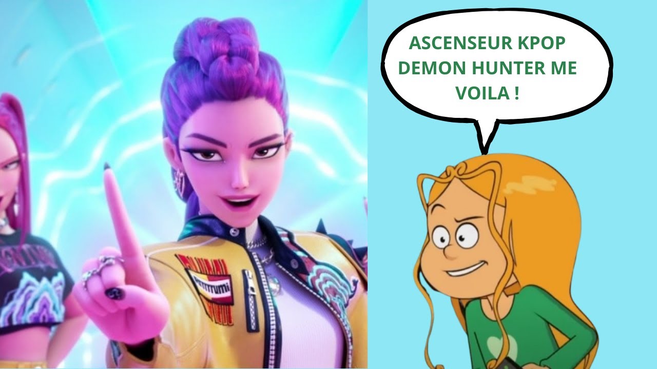 Les sisters : Marine PREND L'ASCENSEUR DES KPOP DEMON HUNTER !!