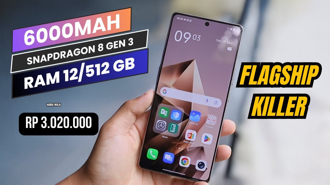MENDING INI !! SNAPDRAGON 8 GEN 3, RAM 12/512 GB - HP FLAGSHIP KILLER TERBARU SPEK TINGGI 2025