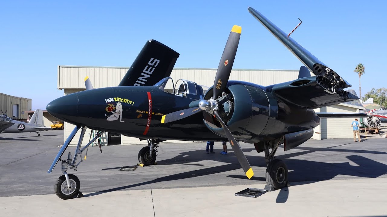 Grumman F7F Tigercat @planesoffame Hangar Talk Live Event #warbirds #музей #полет