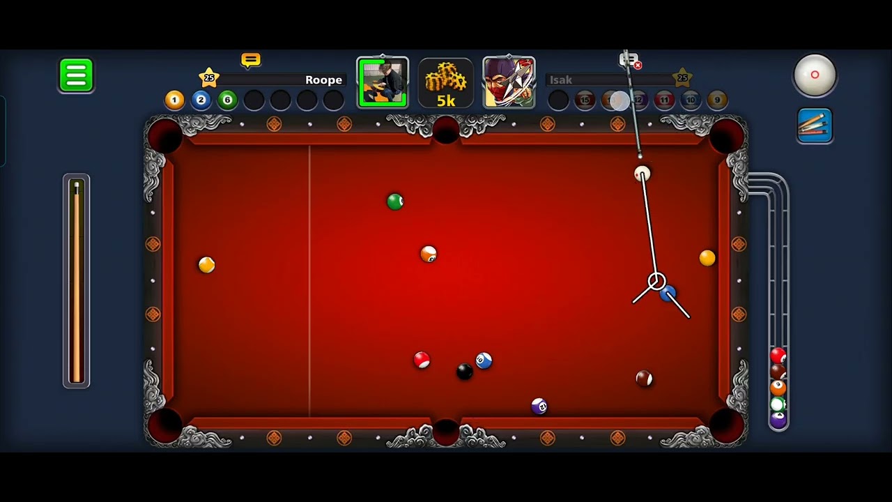 10 000 games of 8ball game 140 #8ballpool 
