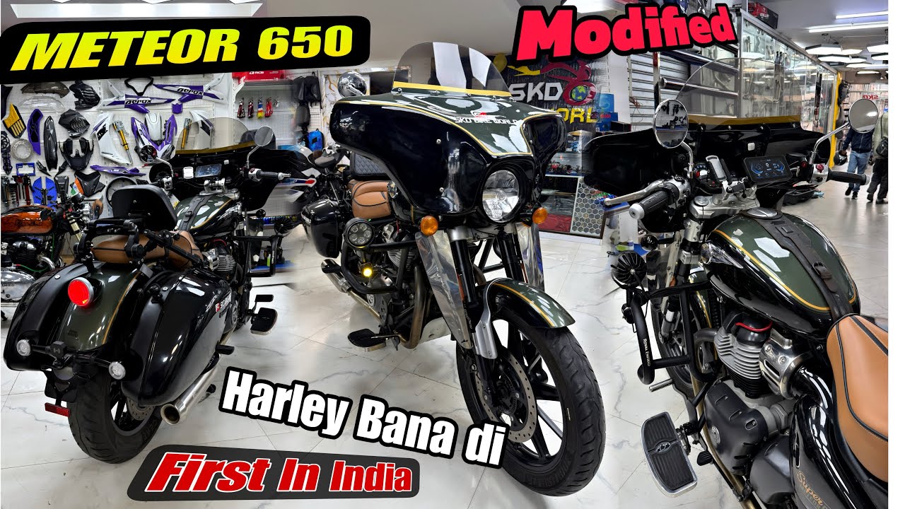 Super Meteor 650 FULLY LOADED | Ultimate Touring Beast!”| fuelx pro | power tonic | Folding backrest