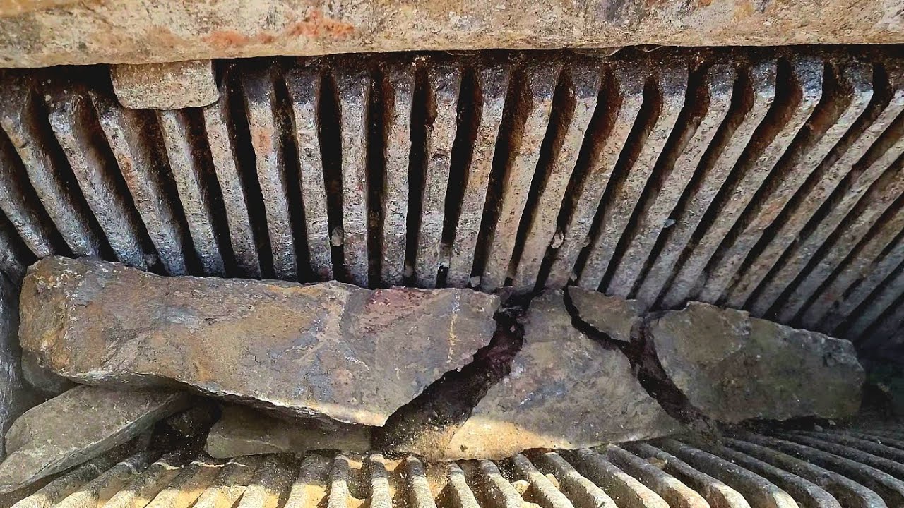 Satisfying jaw Rock Crusherl/पत्थर कुचलना /Asmr Stone Crushing/Intense Rock Munching(2023)