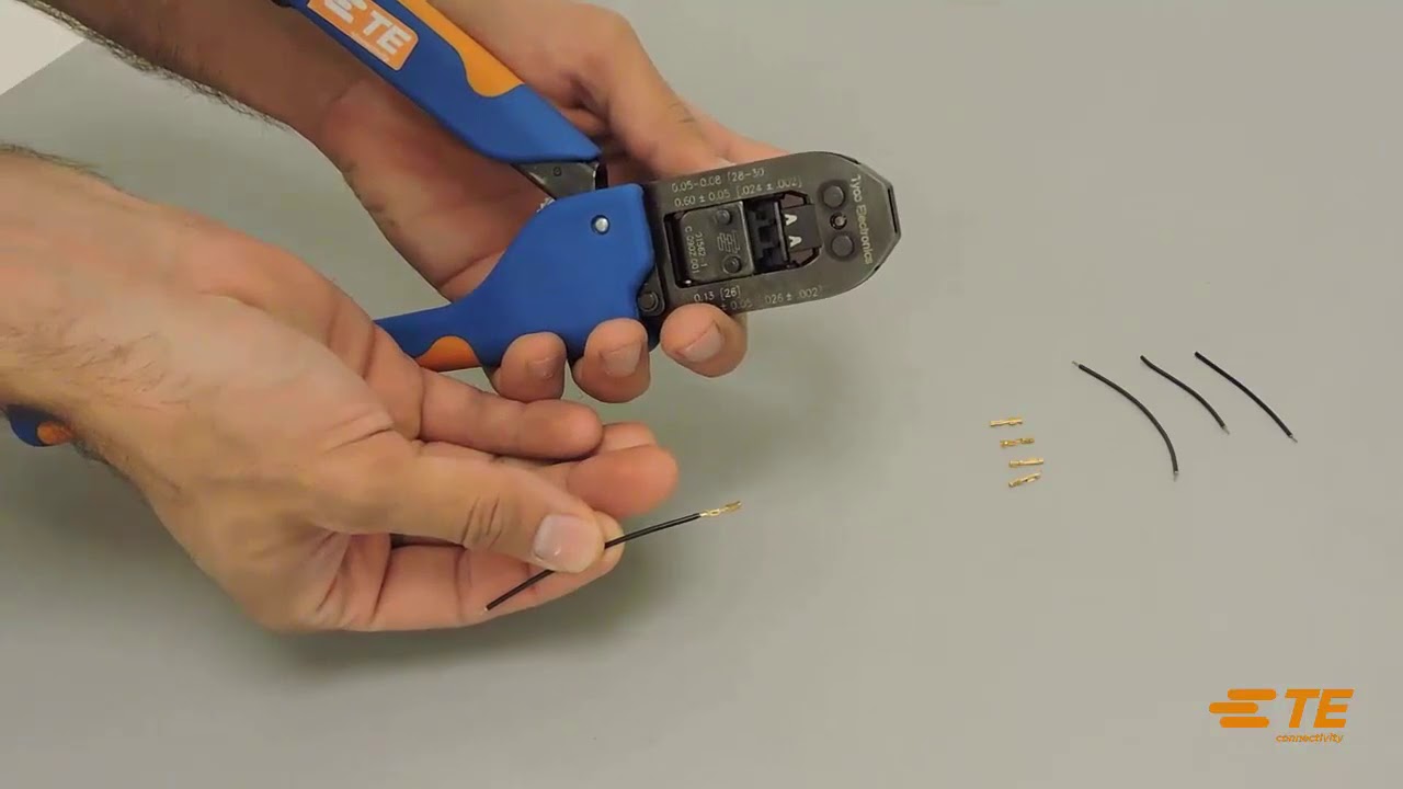 TE Connectivity CERTI-CRIMP II Hand Tool (SAHT) How-to Video