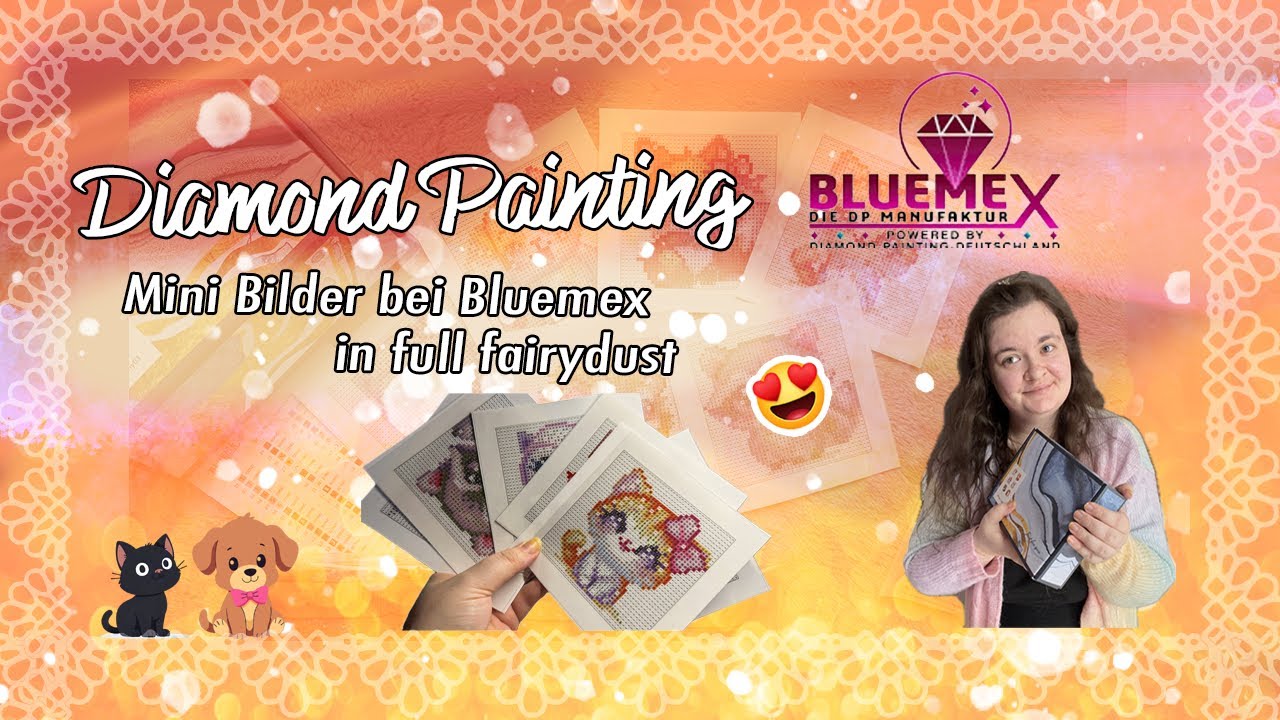 *NEU* FULL FAIRY DUST MINI BILDER von BLUEMEX ❤️😍 mit dem NEUEN SCHLIFF ❤️| DIAMOND PAINTING 💕