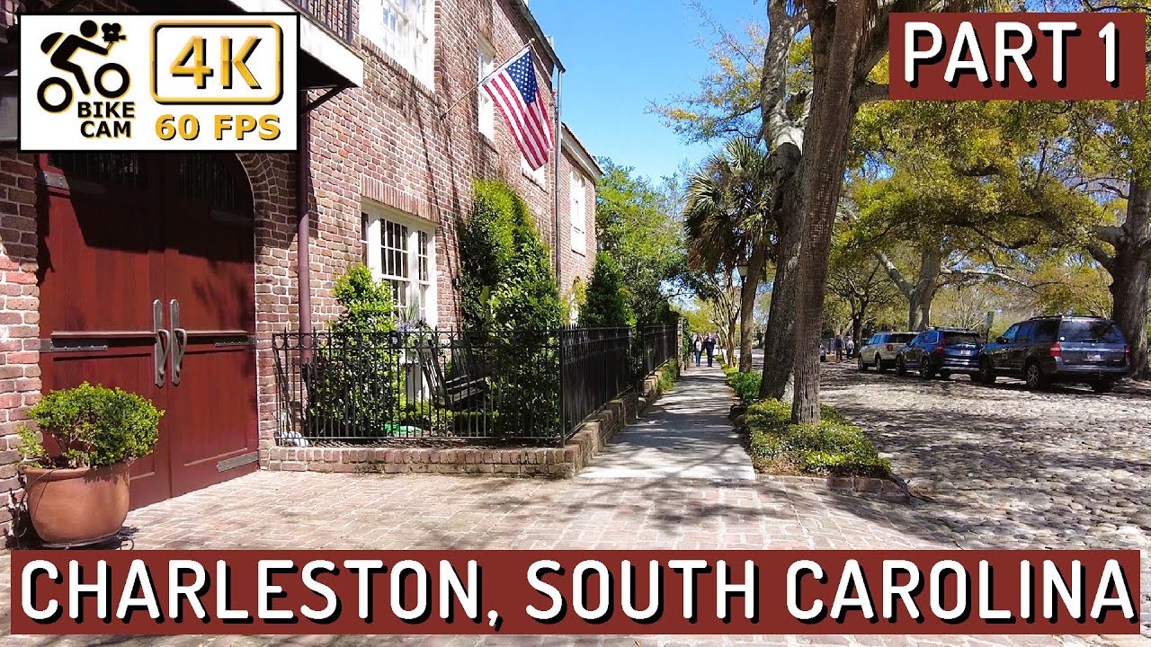 🚲 Exploring the Charms of Charleston, SC | 4K Bike Ride Adventure 🌟