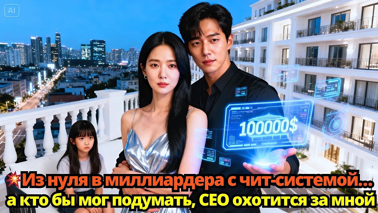 💥Из нуля в миллиардера с чит-системой… а кто бы мог подумать, CEO охотится за мной