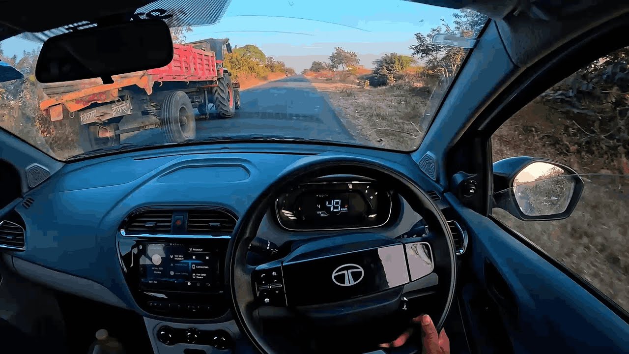 Tata Tiago pov Drive | #tatamotors #drive #motovlog #offroad #villagedrive #pov