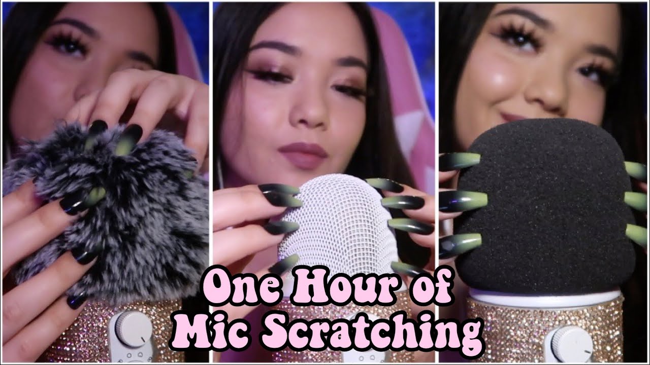ASMR Mic Scratching to Melt Your Brain (with various covers) - 1 hour | ASMRmas Day 3