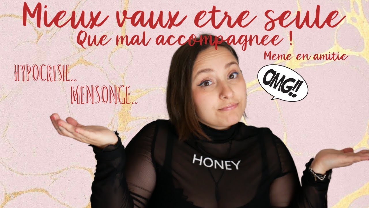 Je n'ai pas d'amis, et ça me va !