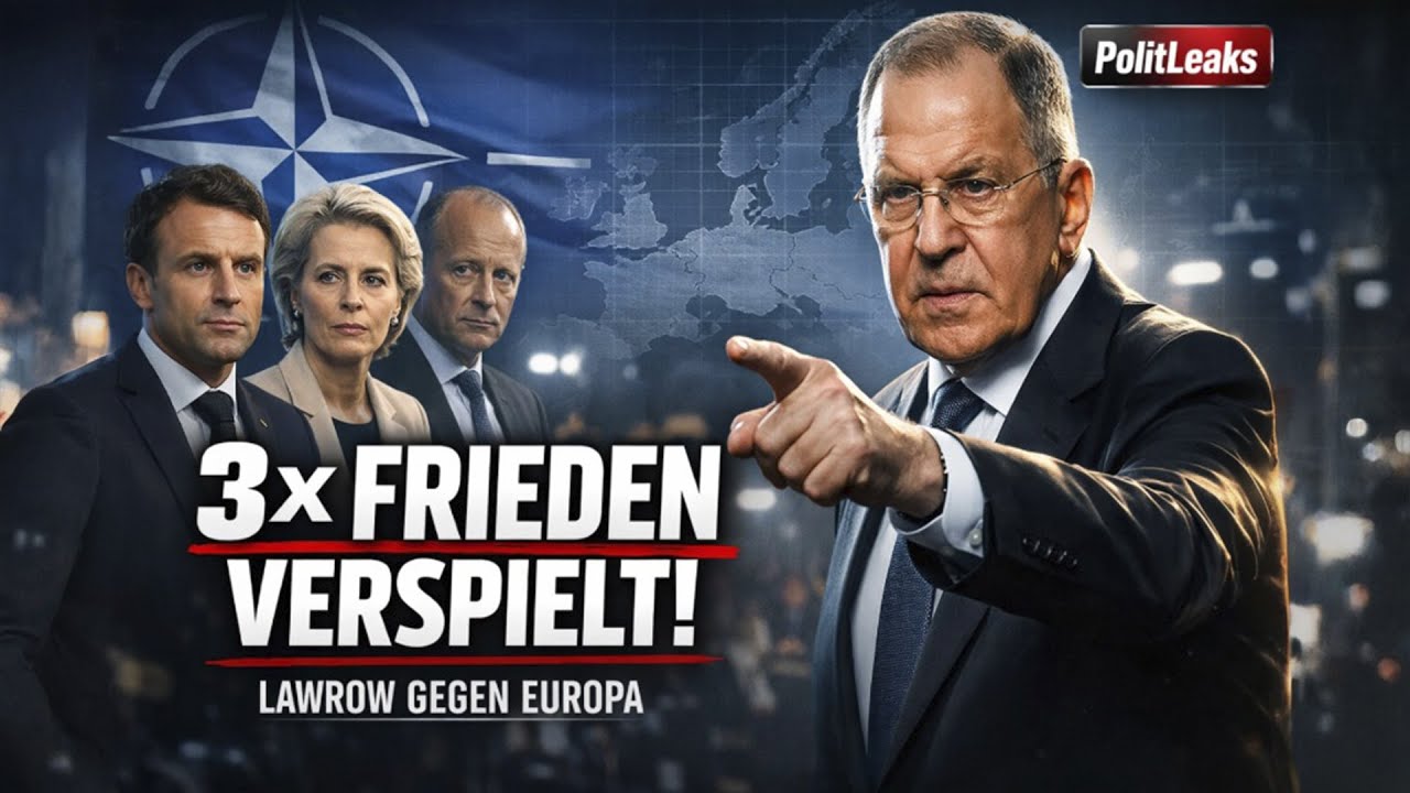 Lawrow hart gegen Europa: Ihr habt den Frieden in der Ukraine dreimal verspielt!