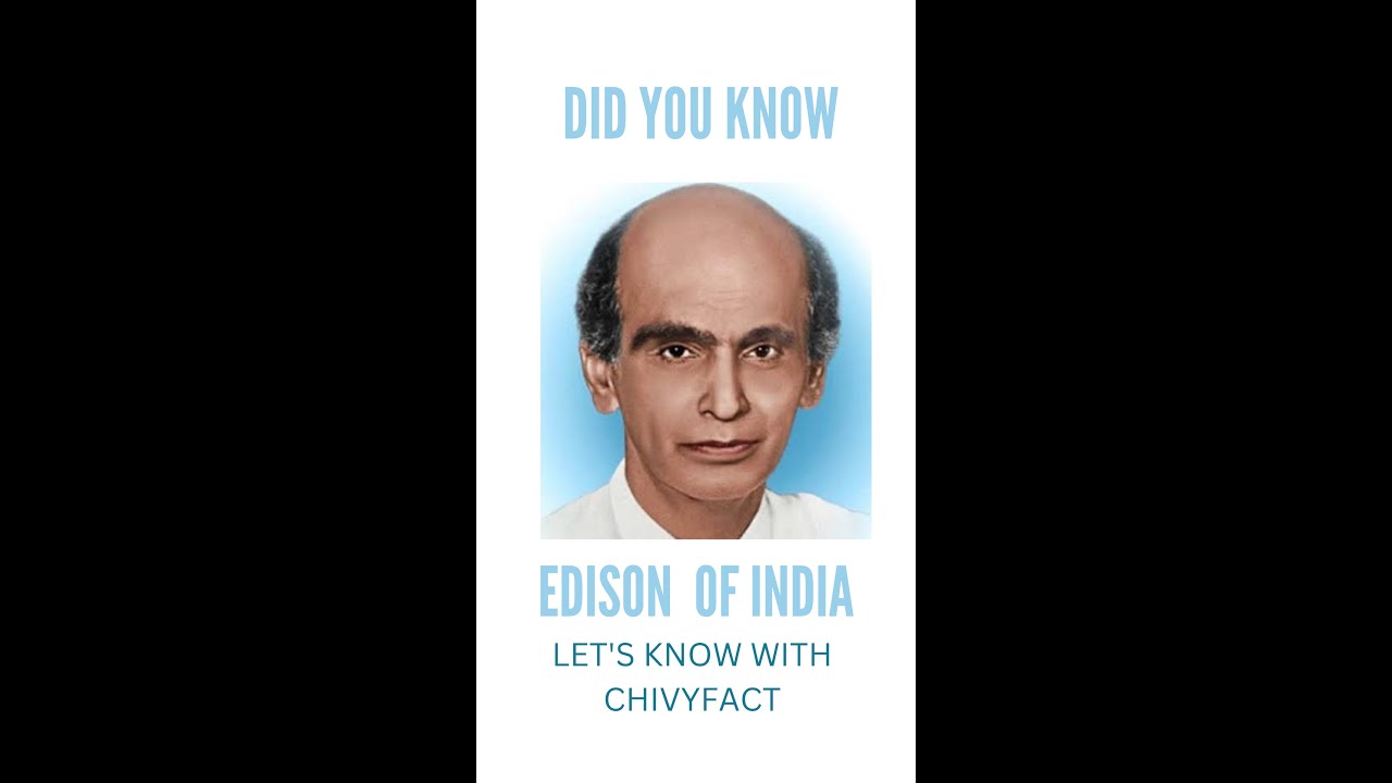 EDISON OF INDIA G.D.NAIDU #shorts #india