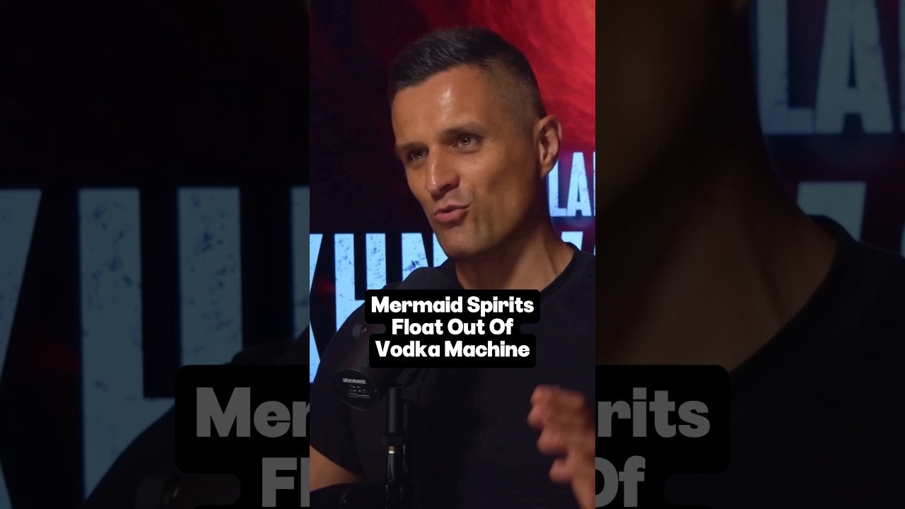 Mermaid Spirits float out of Vodka Making Machine #spirits #mermaid