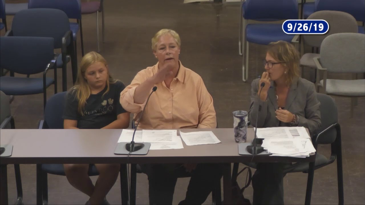 Deerfield Finance Committee - September 26, 2019