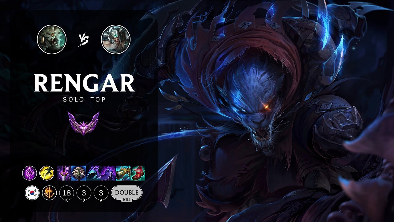 Rengar Top vs Tryndamere - KR Master Patch 14.3