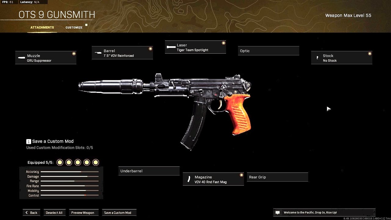 OTs 9 sniper suport meta - class setup (Music sincronized with warzone rebirth clips)