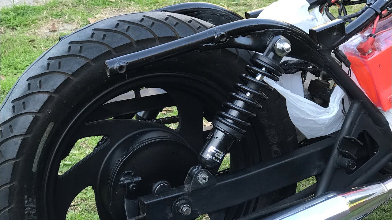Como bajar una moto (cambio de amortiguadores Far)