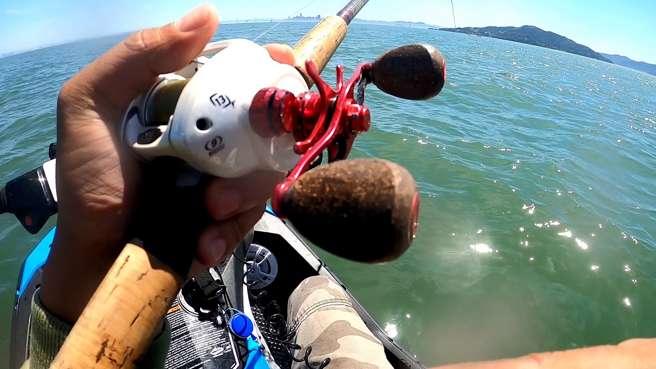 2020 Halibut fishing San Francisco on a Jet Ski !-- * Gray Whales in the Bay! *
