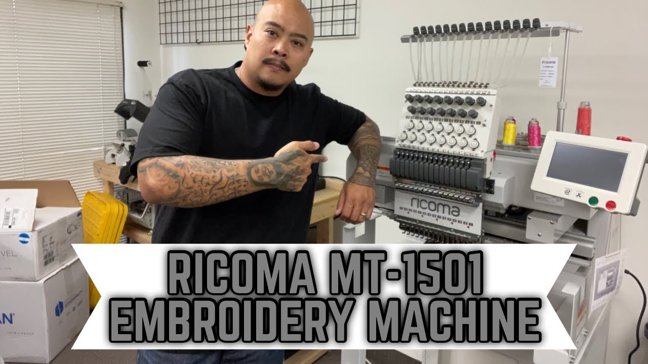 Ricoma MT-1501 Embroidery Machine - Unboxing