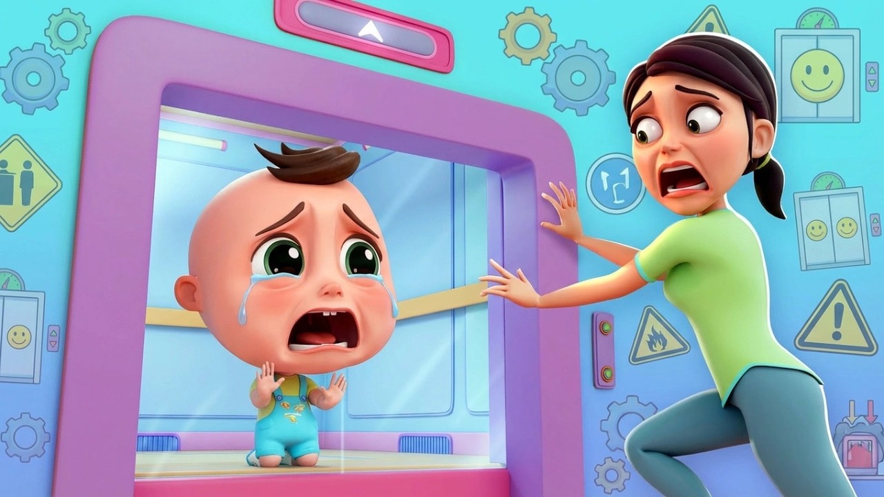Sicurezza in Ascensore!🚨 Impara le regole con Baby Berry | Pi&ugrave; canzoni educative per bambini 🌟