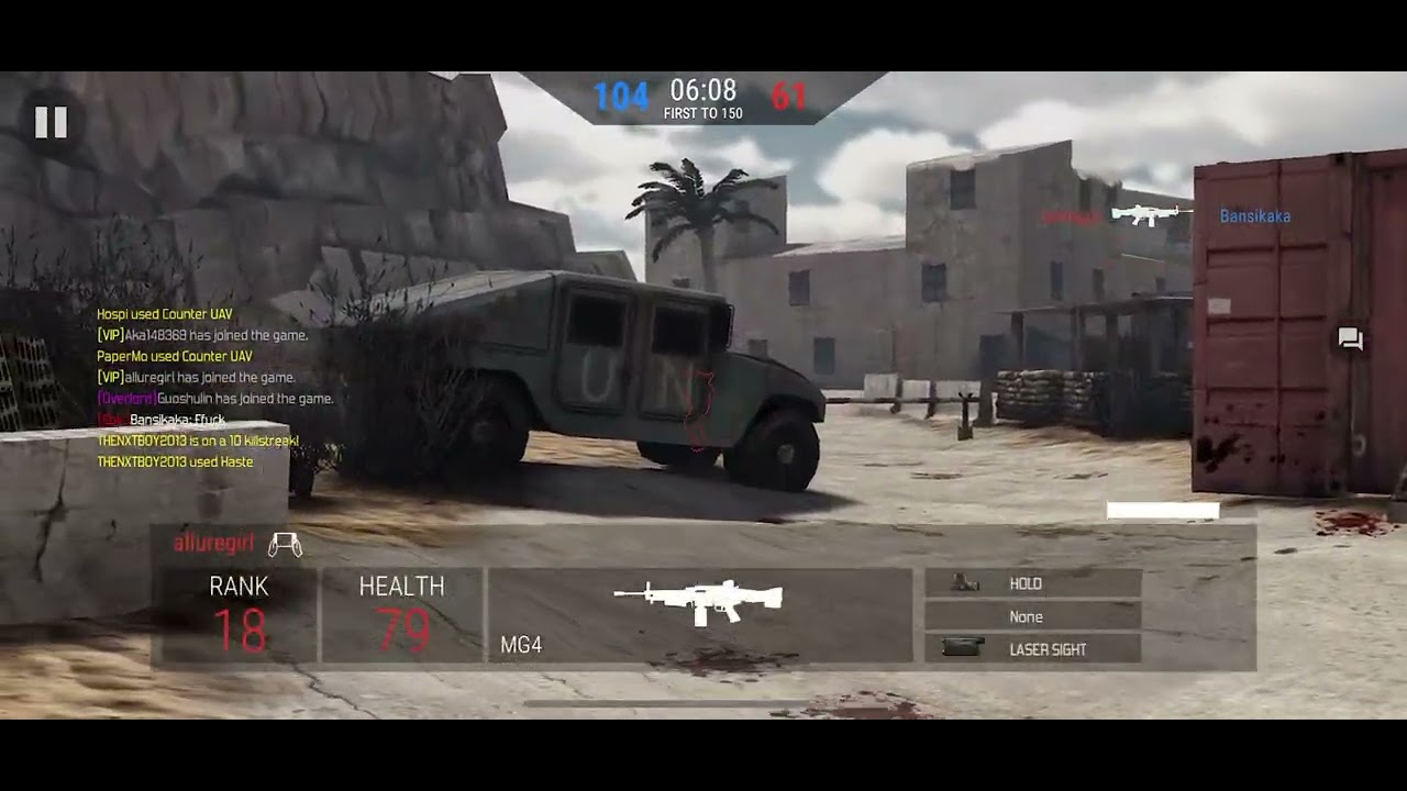 FPS shooter game gun fight pro gaming Bullet force on iPhone 16 pro max Max setting 
