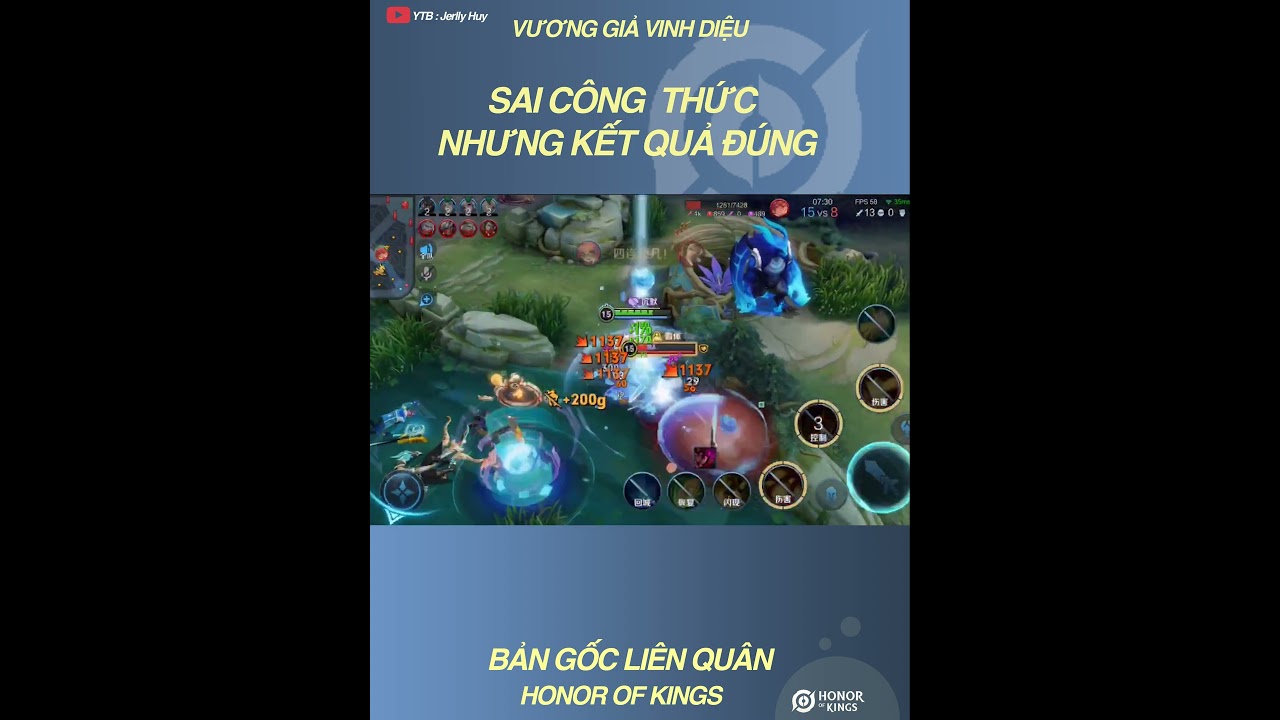 VGVD | Sai c&ocirc;ng thức những kết quả vẫn đ&uacute;ng 🤣🤣🤣 #hok #honorofkings #vgvd #vuonggiavinhdieu #huygom