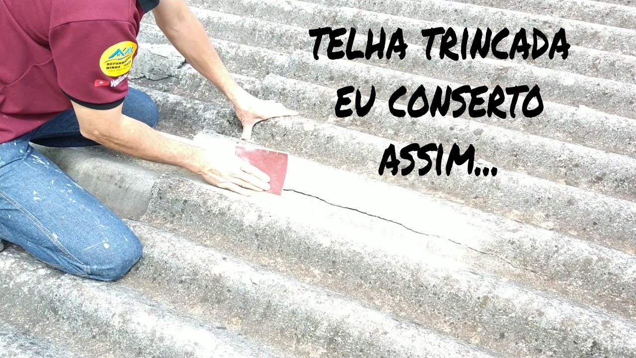 FIZ O CONSERTO DO TELHADO SEM TROCAR A TELHA