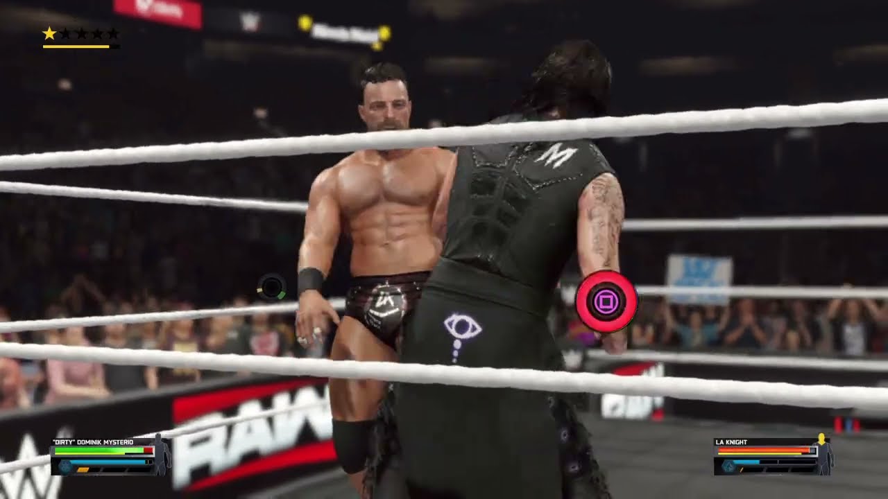 Dominik Mysterio vs LA Knight RAW Universe Mode