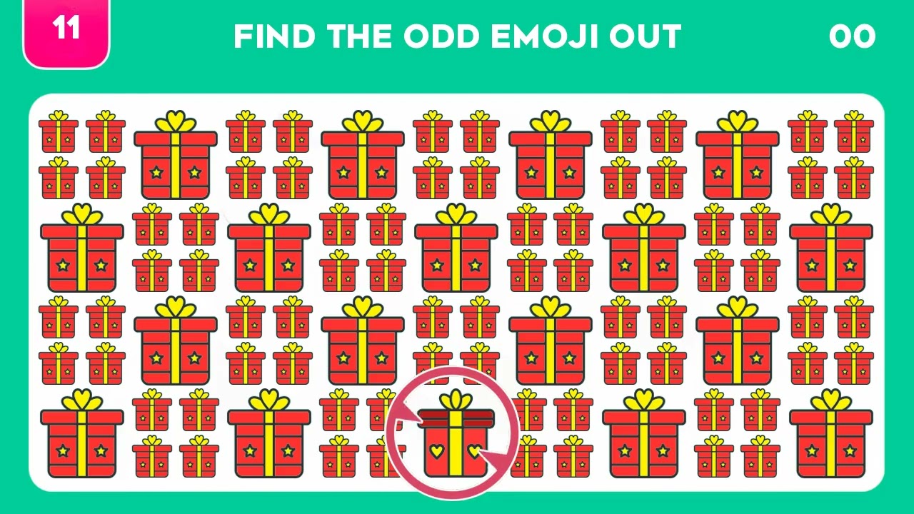 Find The Odd Emoji Out | Emoji Quiz