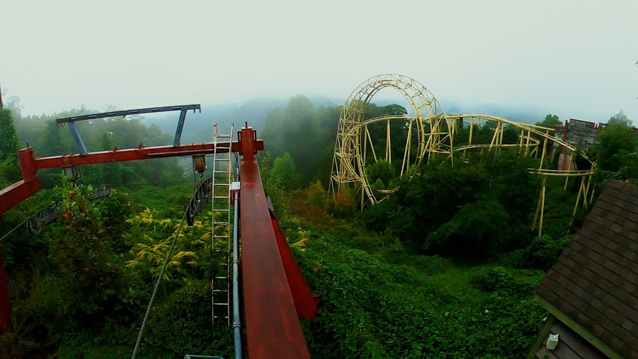 Exploring Abandoned Amusement Park – Ghost Town in The Sky
