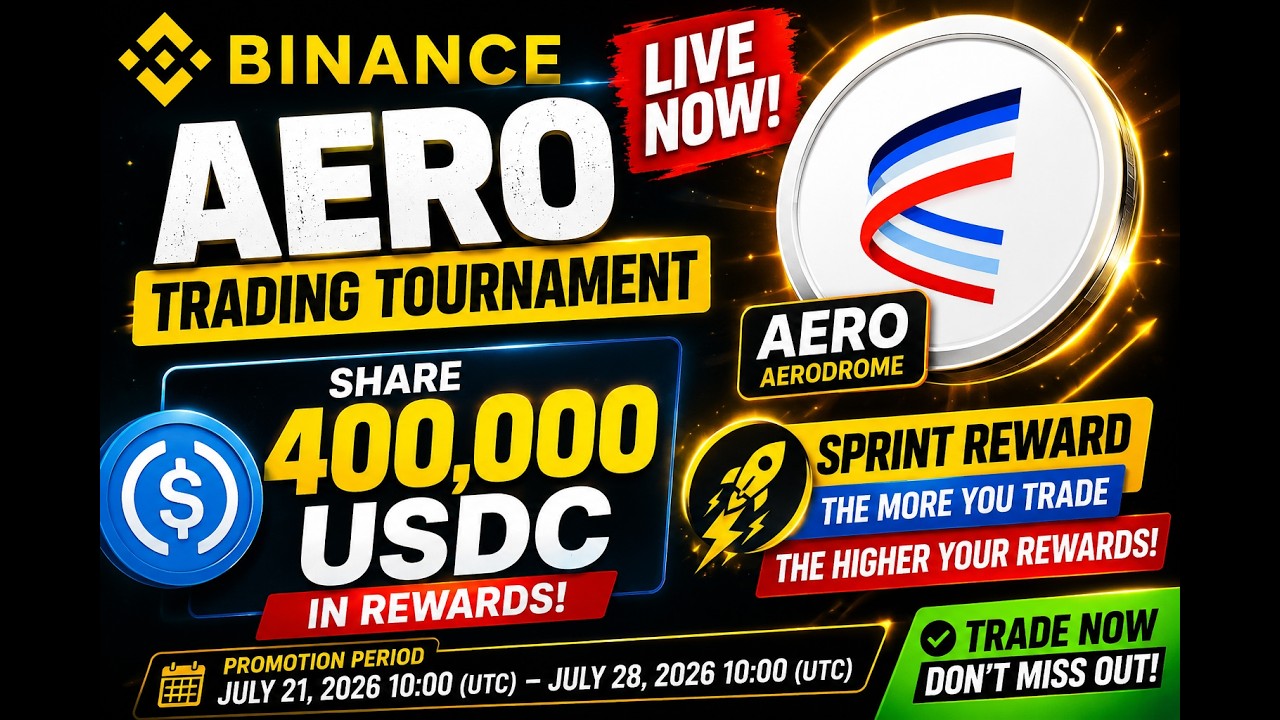 🚨 Binance AERO Trading Tournament LIVE! 💰 Share 400,000 USDC + SuperEx Rewards | Full Guide