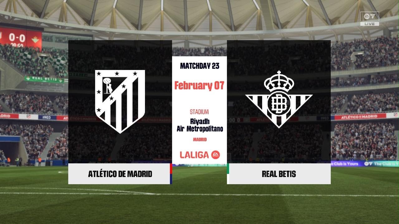 EA SPORTS FC 26 - Atlético Madrid vs. Real Betis - PS5 gameplay