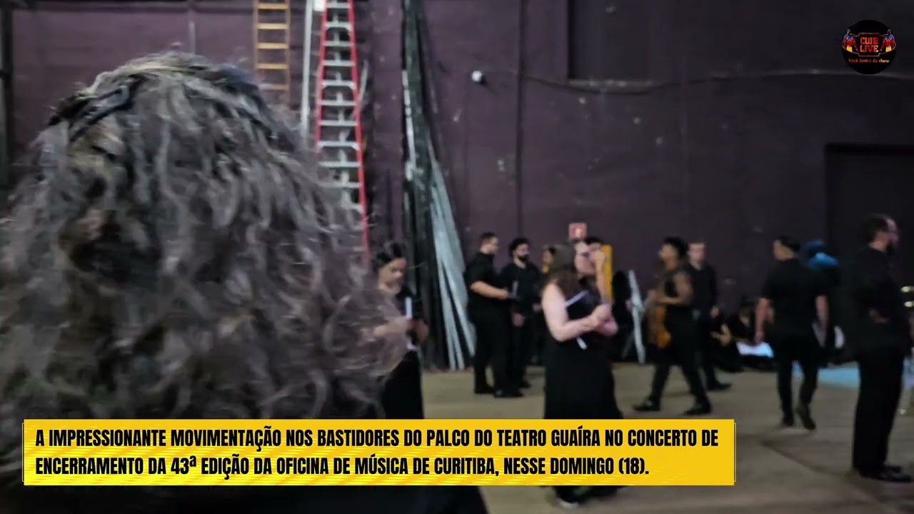 Movimenta&ccedil;&atilde;o no Teatro Gua&iacute;ra no encerramento da 43&ordf; Oficina de M&uacute;sica de Curitiba - 18/1/2026