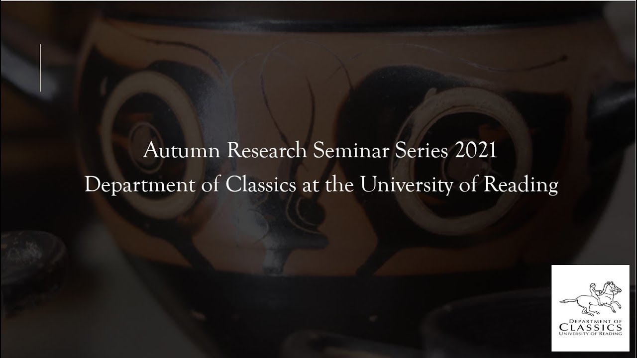 Autumn Seminar Series 2021: Professor Judith Mossman (University of Coventry), Tragedy in Plutarch