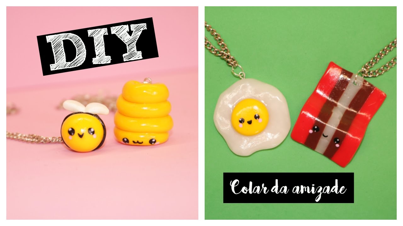DIY: COLAR DA AMIZADE -  KAWAII / Friendship Necklaces Kawaii