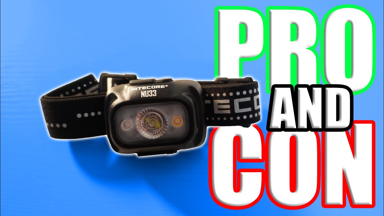 Nitecore NU33 Unboxing, Light Mode Demo with Pro and Con